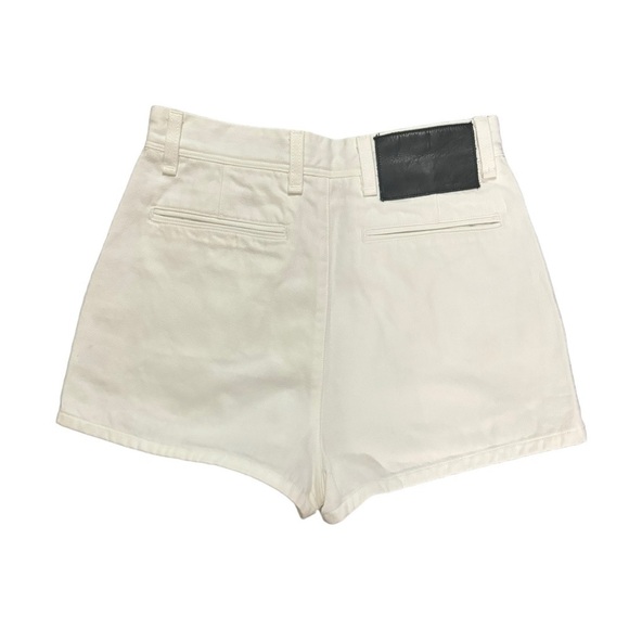 Rag & Bone Branson Snap-Front Twill Shorts Size
2 White Mid-Rise - Picture 5 of 14